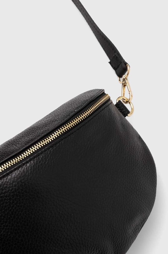 Answear Lab borseta de piele Answear.LAB 854.HKK negru