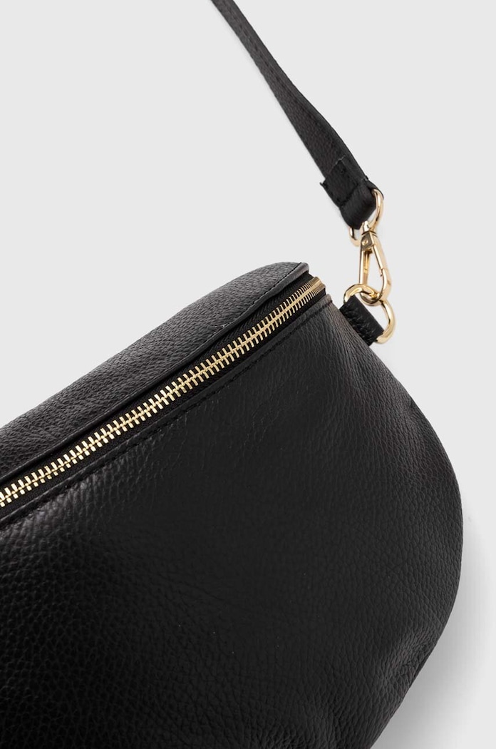 Answear Lab borseta de piele Answear.LAB 854.HKK negru