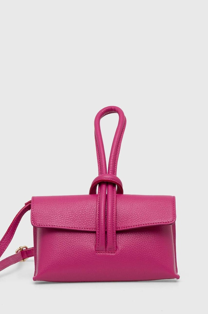 Answear.LAB Answear Lab poseta de piele roz 864.HKK