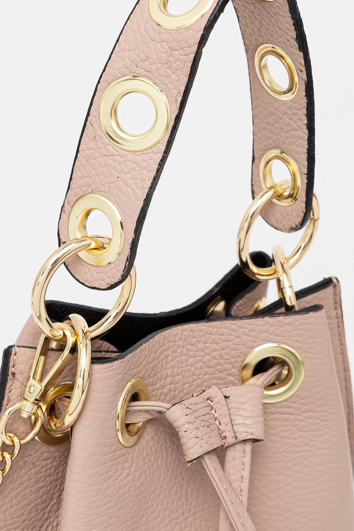 Answear Lab poseta de piele Answear.LAB 926.HKK roz