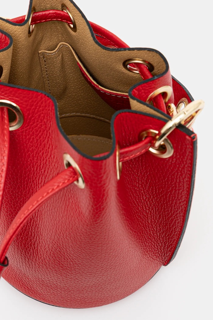 Answear Lab poseta de piele rosu 926.HKK