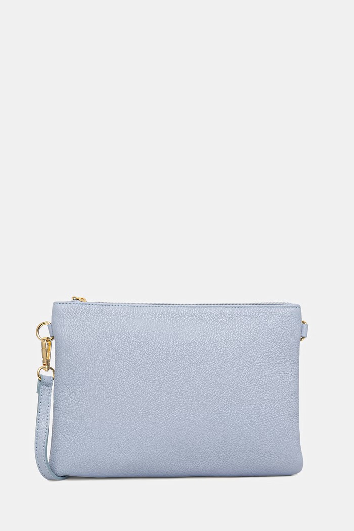 Answear.LAB borsa a mano in pelle pelle fiore blu 745.HWK