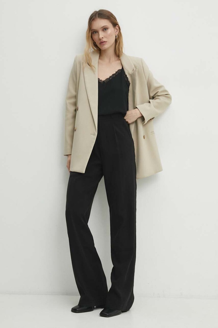 Ruházat Answear.LAB top mj78852.FKK fekete