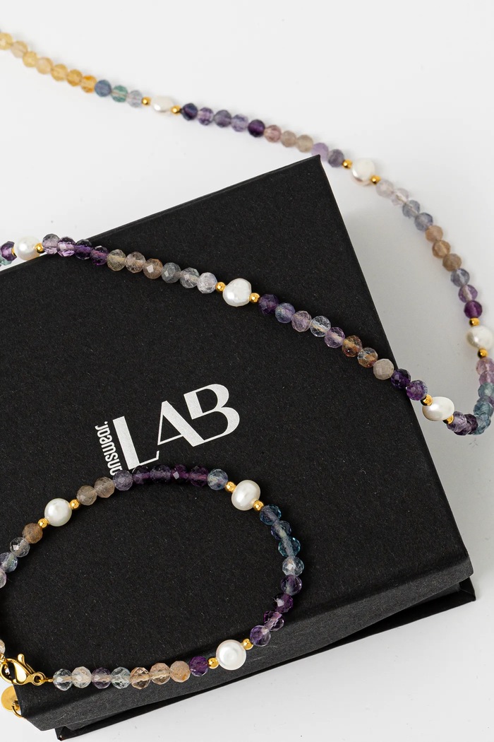 Answear Lab colier si bratara 1129.cms violet WW25
