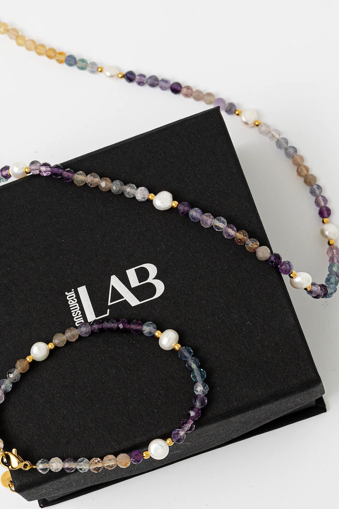 Answear Lab colier si bratara 1129.cms violet WW25
