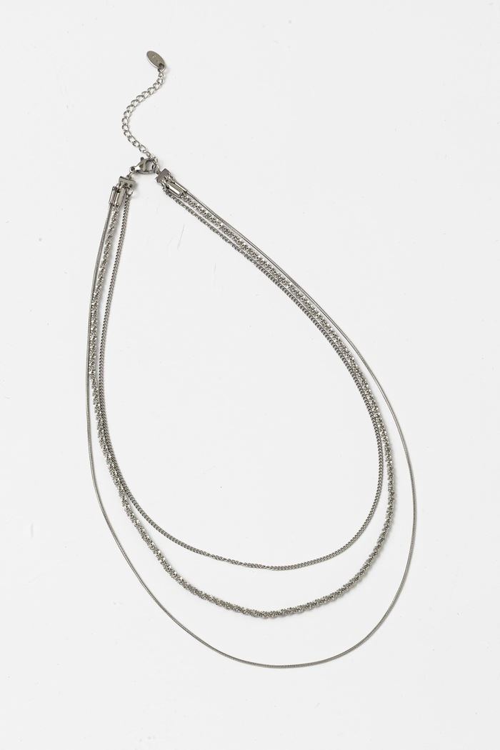 Ogrlica Answear.LAB srebrna 1134.CMS