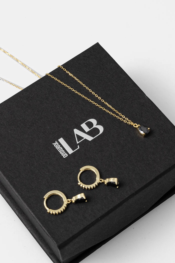 Accesorii Answear.LAB Answear Lab colier si cercei din argint PGAR794.PPAC61N.hos aur
