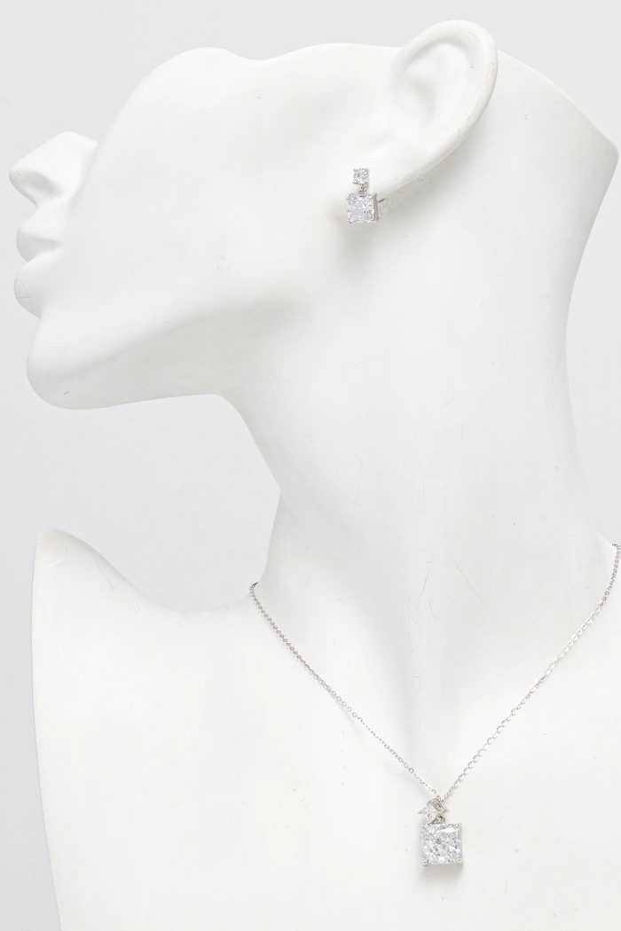 Accesorii Answear.LAB Answear Lab colier si cercei din argint PSET14171B/PSET141/3B.h argintiu