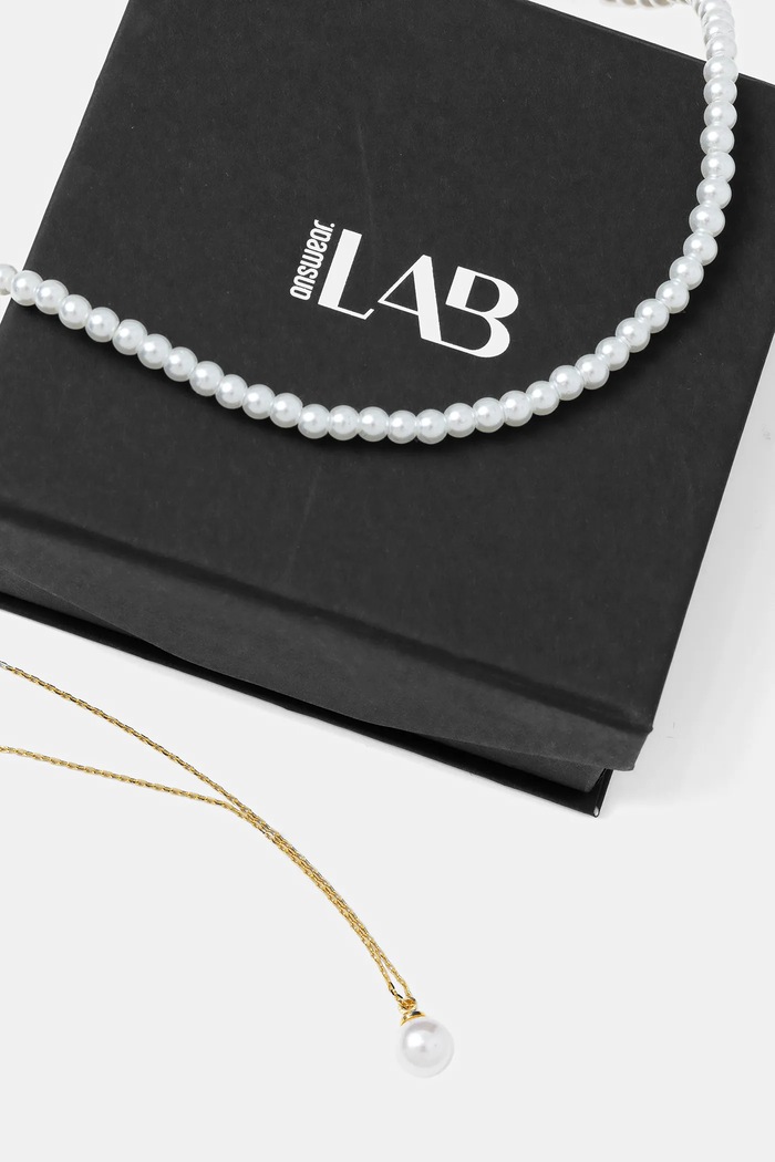 Answear Lab coliere 2-pack alb 1356.cjk