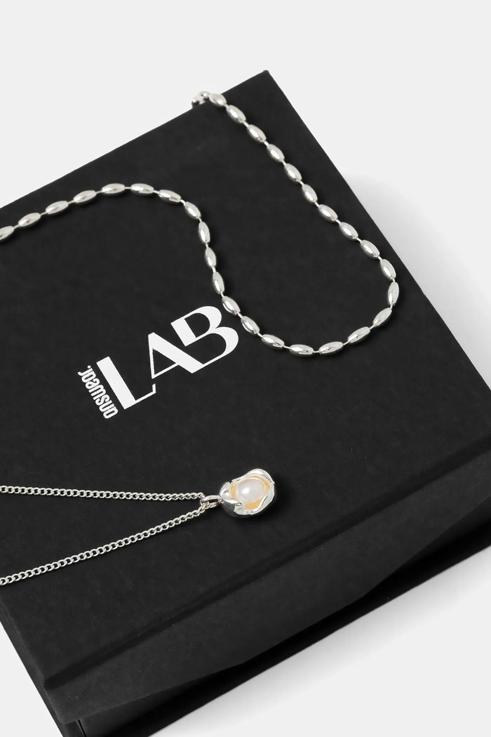 Accesorii Answear Lab colier 2-pack 1357.cjk argintiu