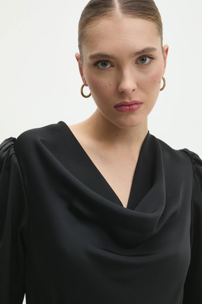 Answear Lab bluza negru 23398LT.fos
