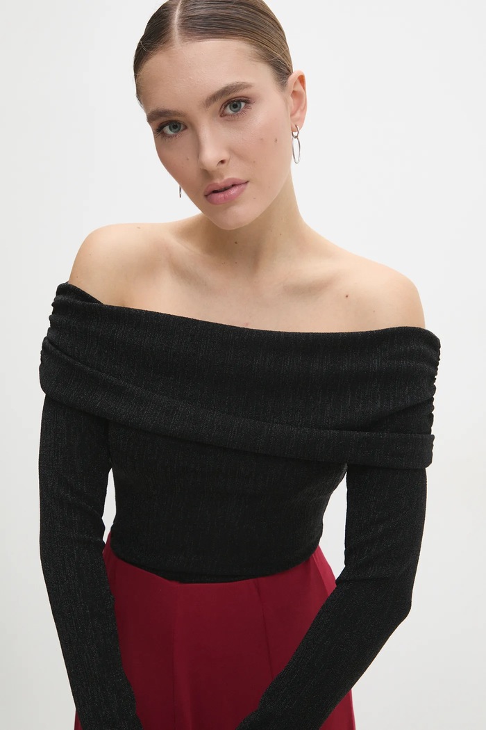 Answear Lab bluza Answear.LAB 23048JT.fos negru