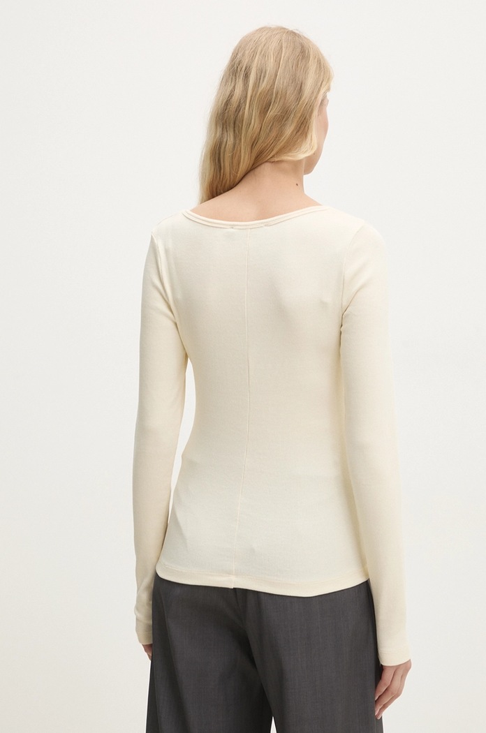 Odzież Answear.LAB longsleeve LLT.624CHARLIE2.ums beżowy
