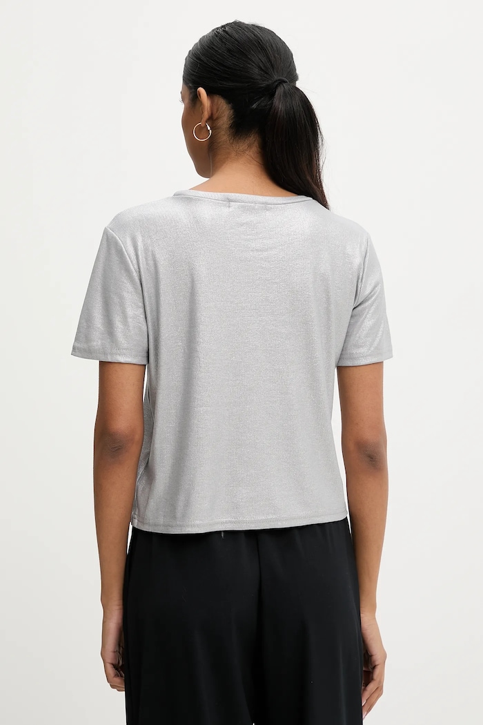 Îmbrăcăminte Answear Lab tricou 8375.hos argintiu