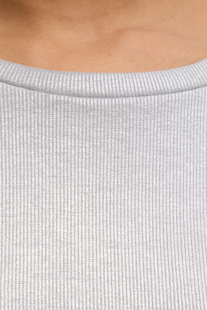 Answear Lab tricou 8375.hos argintiu