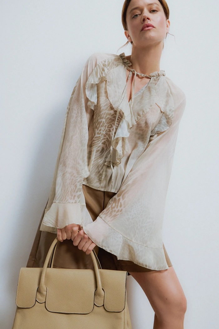 Answear.LAB bluzka casual beżowy 93109.IKK