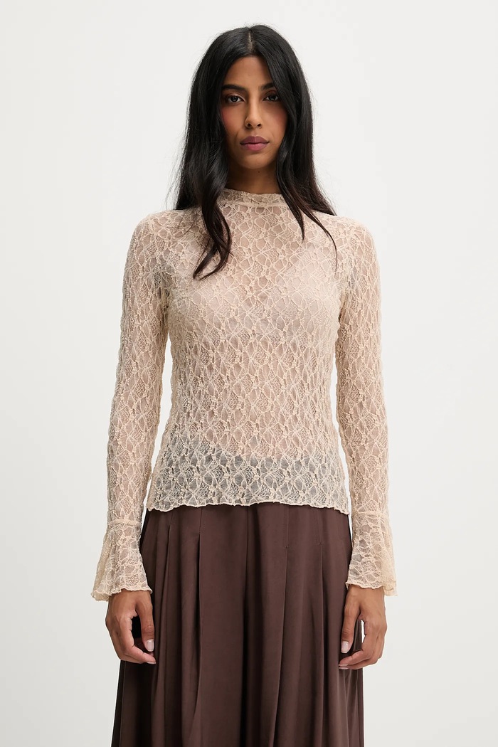 Answear Lab bluza uni bej 1000.flk