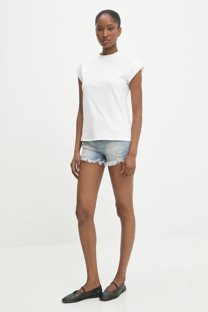 Answear Lab tricou 5040.iak alb WW25