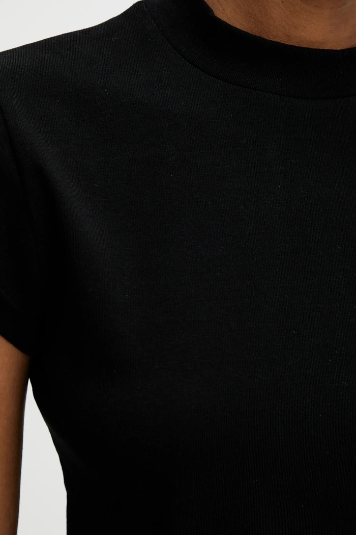 Answear Lab tricou Answear.LAB negru 5040.iak