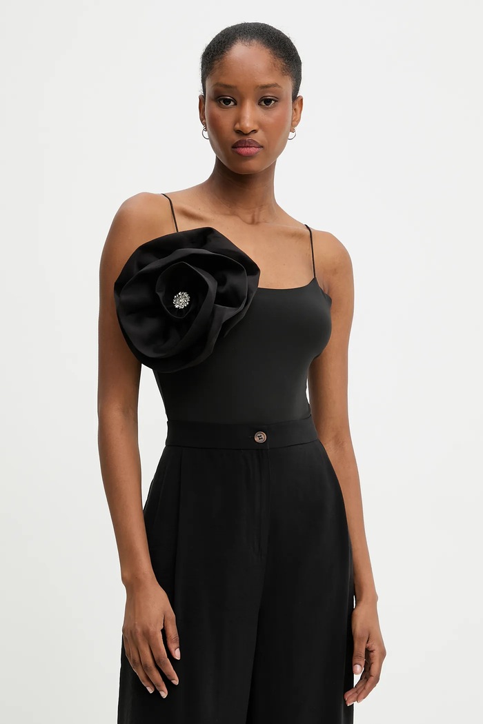 Answear Lab body imprimeu negru A23309.hak