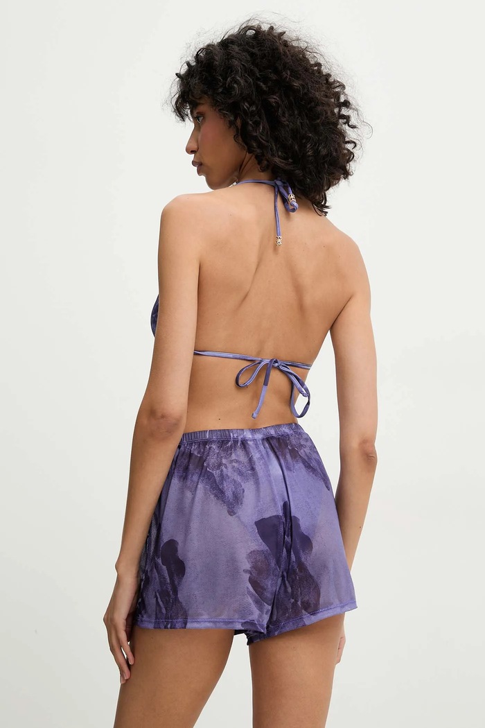 Answear Lab costum de baie din două piese și pantaloni scurți de plajă violet hl2fw22.hl4fw23.flk