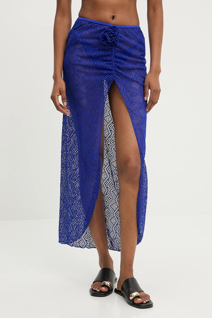 Odzież Answear.LAB dwuczęściowy strój kąpielowy i spódnica 1389.hlk niebieski