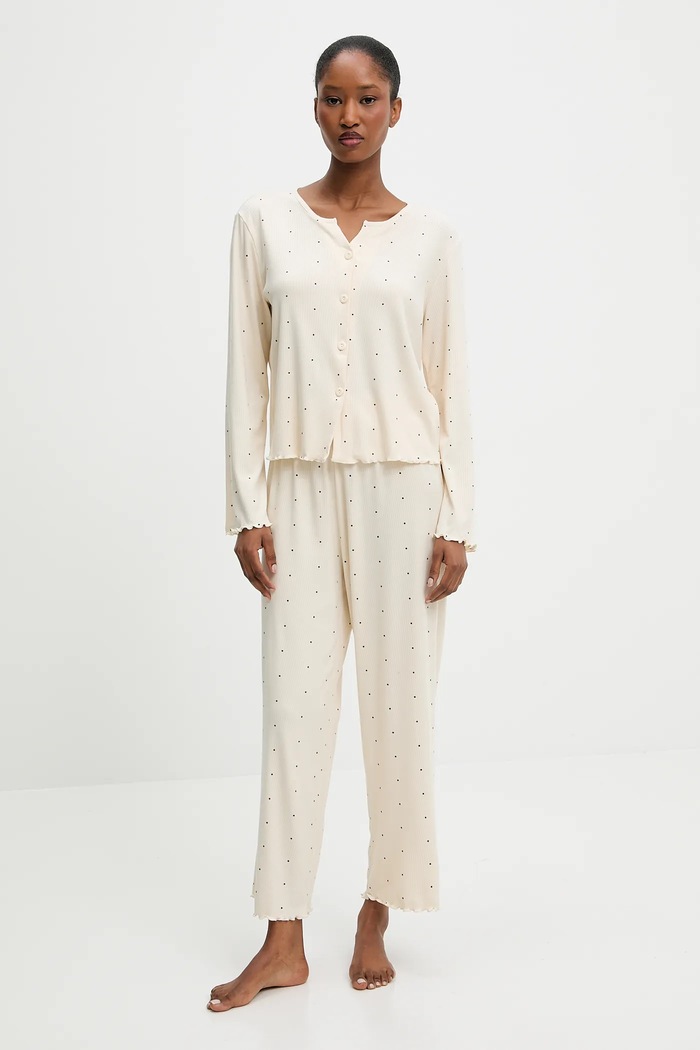 Answear Lab pijama set bej 13511.CMS
