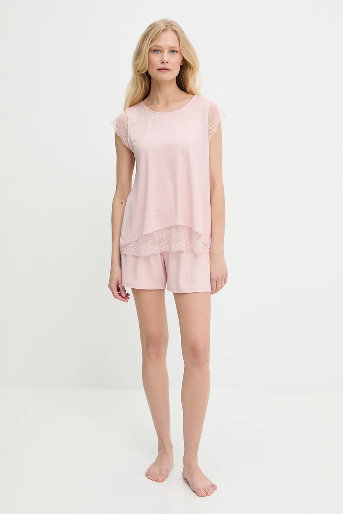 Answear Lab pijama PJ257037.ios roz WW25