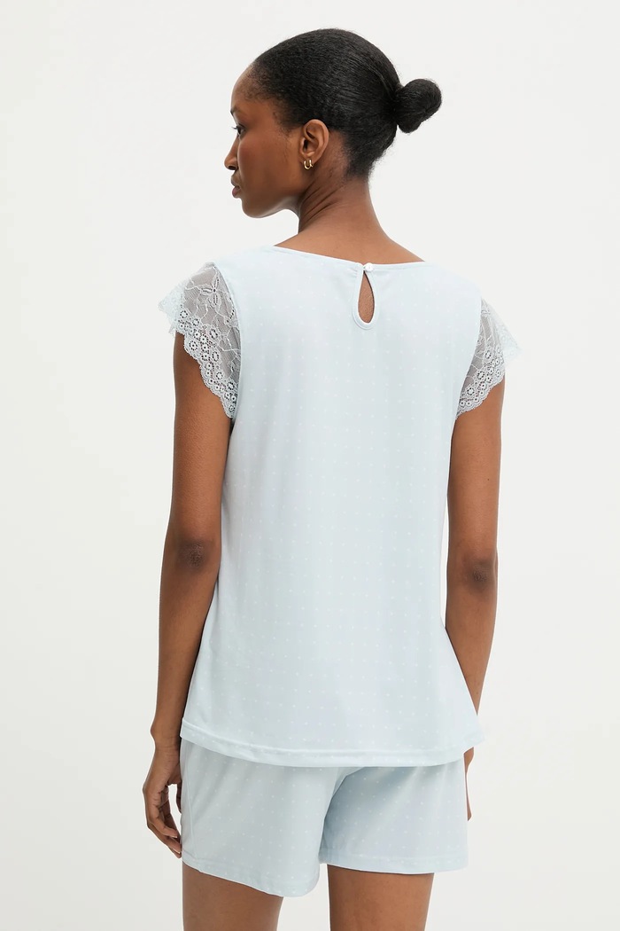 Answear Lab pijama albastru PJ257037.ios