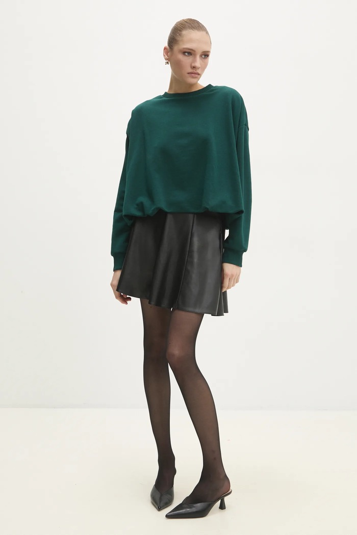 Answear.LAB bluza 22158.tms zielony WW25