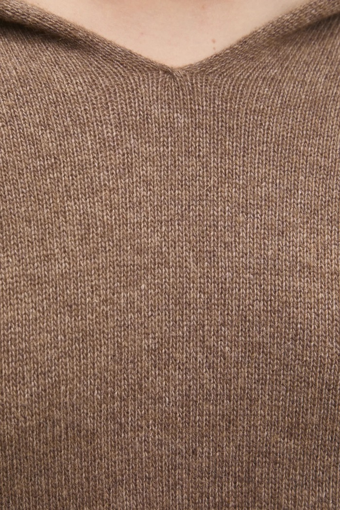 Vlněný svetr Answear.LAB 8353.0.ilk hnědá