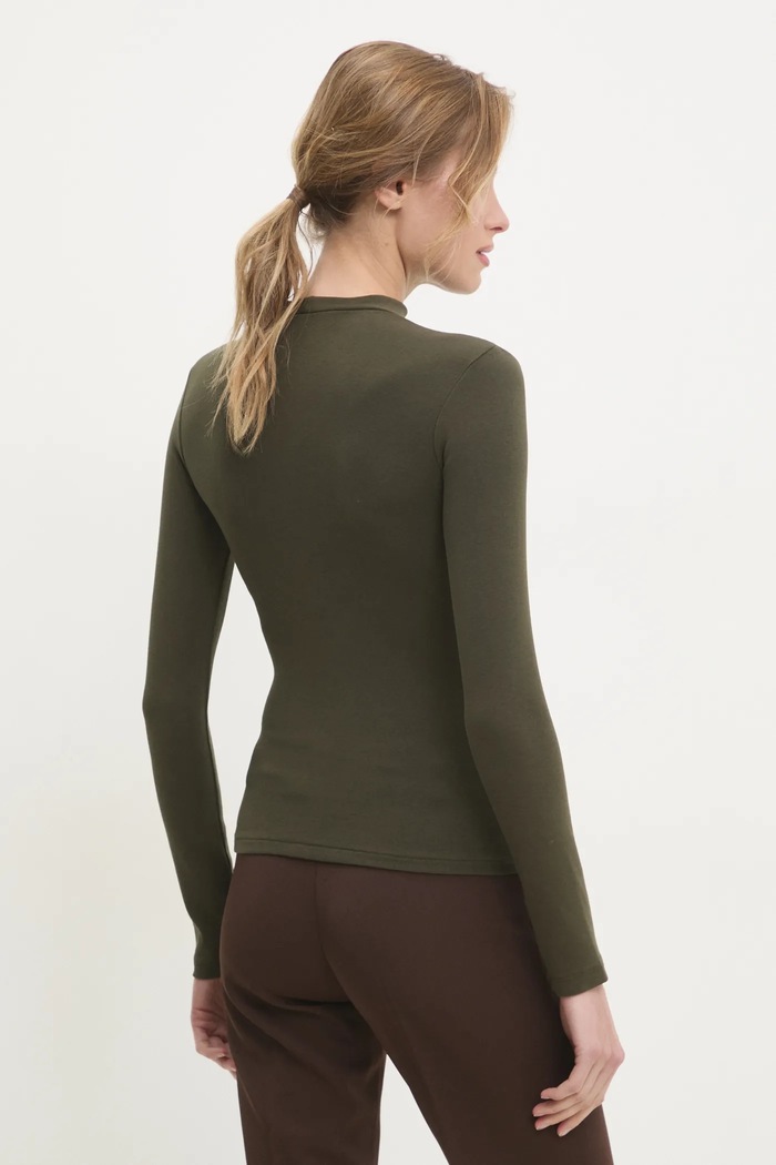 Îmbrăcăminte Answear.LAB Answear Lab longsleeve 31433.tos verde