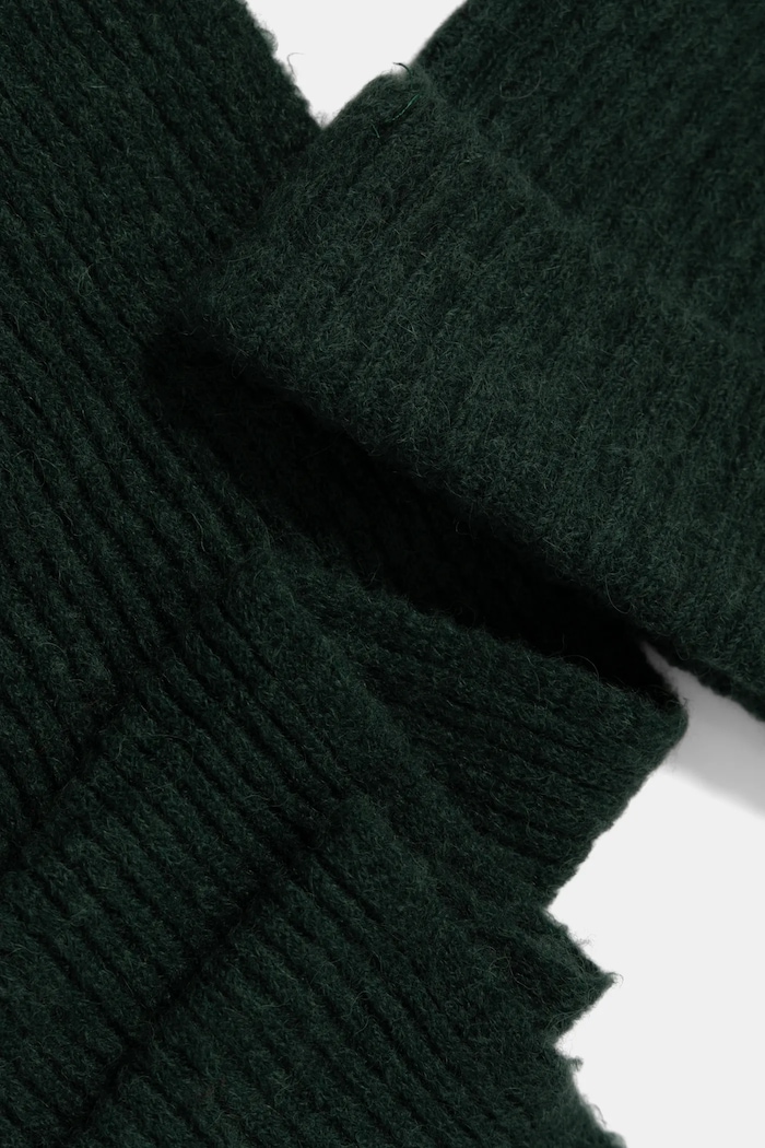 Answear Lab căciulă și eșarfă de lână 7086.7711.fms verde