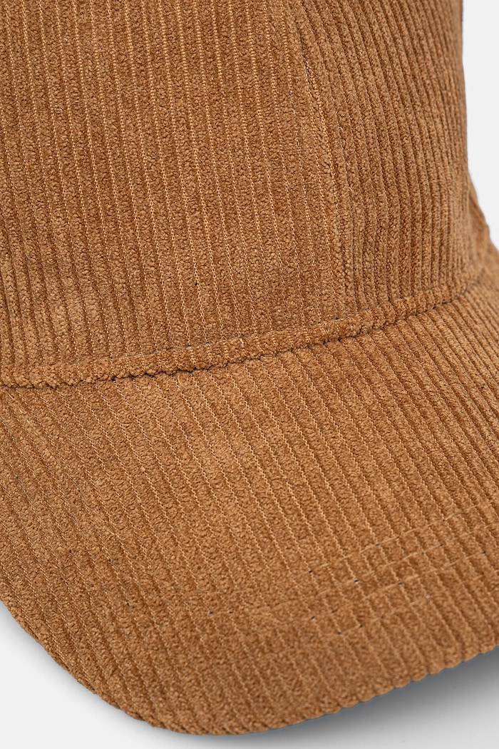 Answear.LAB cappello con visiera in velluto a coste h29125.FLK marrone WW25