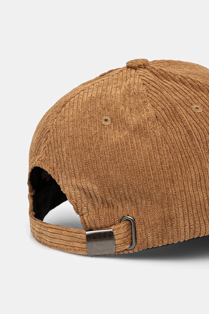 Accessori Answear.LAB cappello con visiera in velluto a coste h29125.FLK marrone