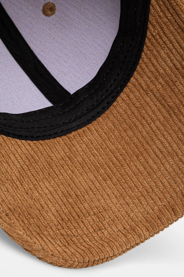 Answear.LAB cappello con visiera in velluto a coste marrone h29125.FLK