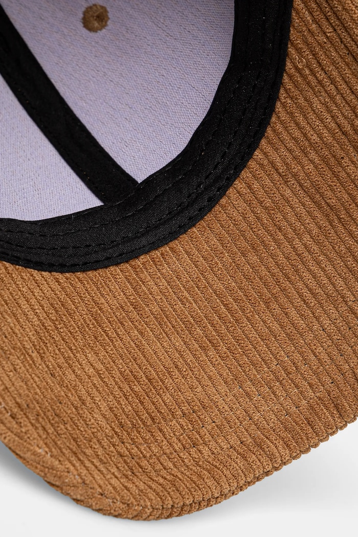 Answear.LAB cappello con visiera in velluto a coste marrone h29125.FLK