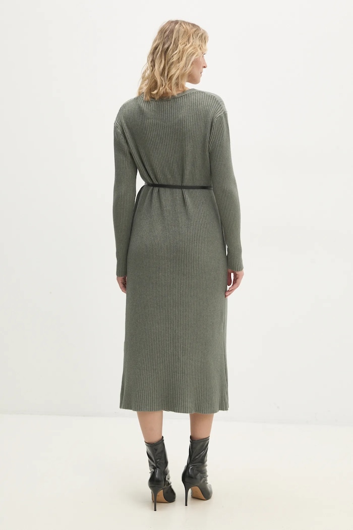 Îmbrăcăminte Answear Lab rochie și cardigan W0106AB.hos verde