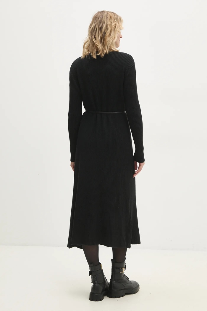 Îmbrăcăminte Answear Lab rochie și cardigan W0106AB.hos negru