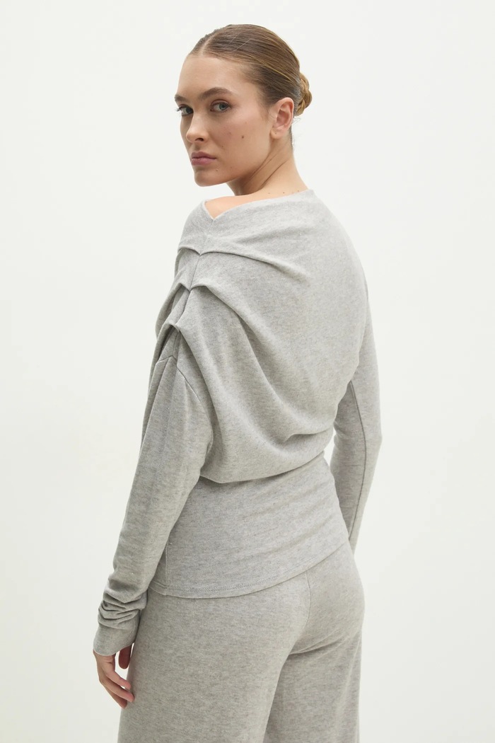 Answear.LAB sweter i spodnie szary 92727.92729.ios