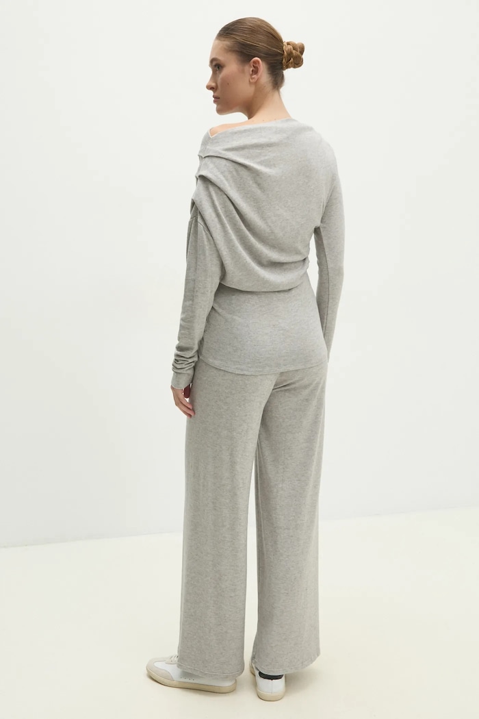 Answear.LAB sweter i spodnie 92727.92729.ios szary