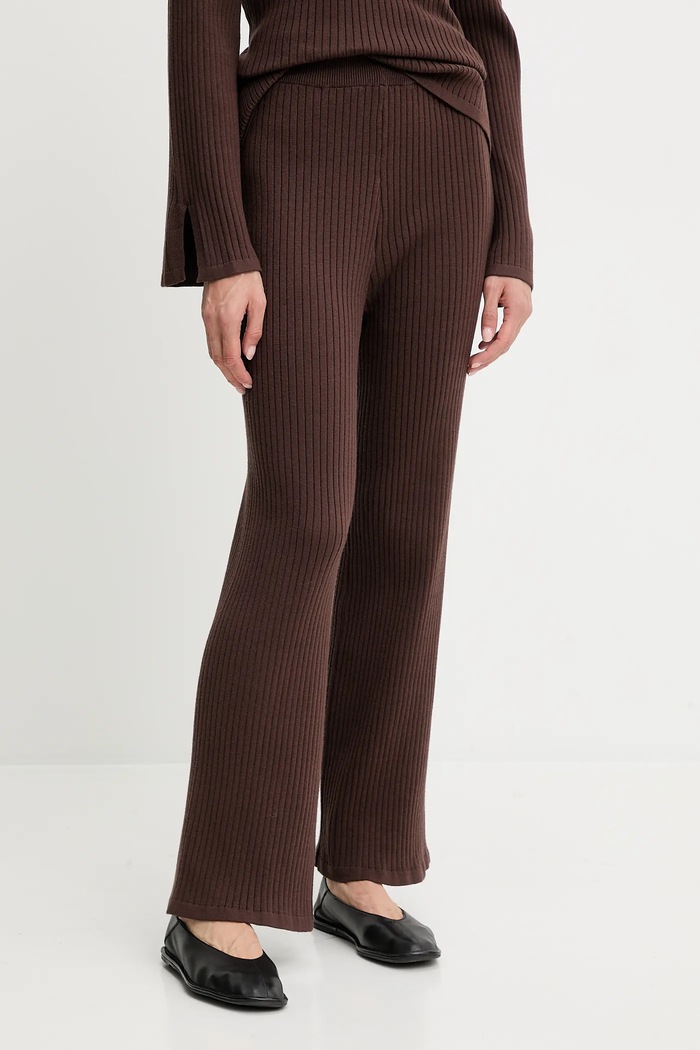 Odzież Answear.LAB sweter i spodnie qt91025.fms brązowy