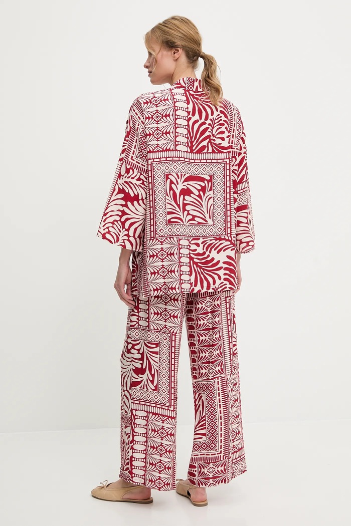 Answear Lab sacou și pantaloni rosu QED3556.ums
