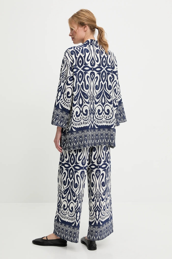 Answear Lab sacou și pantaloni bleumarin QED3555.ums