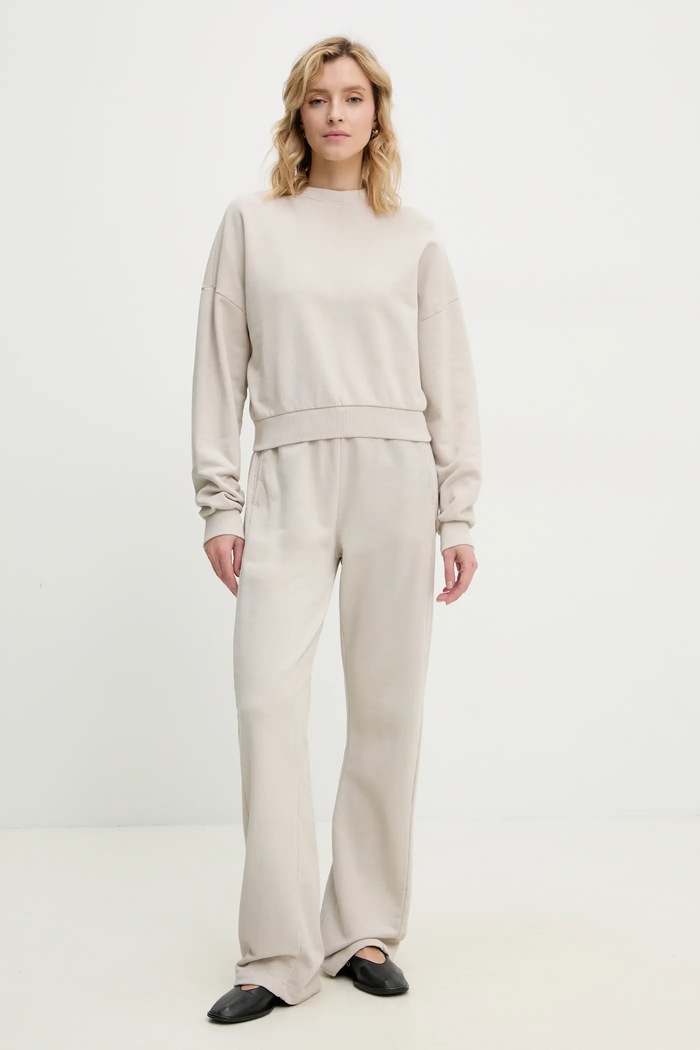 Answear.LAB dres z elastanem beżowy 0067.TWK