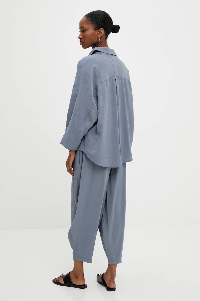 Answear Lab cămașă și pantaloni Answear.LAB 50957.tos albastru