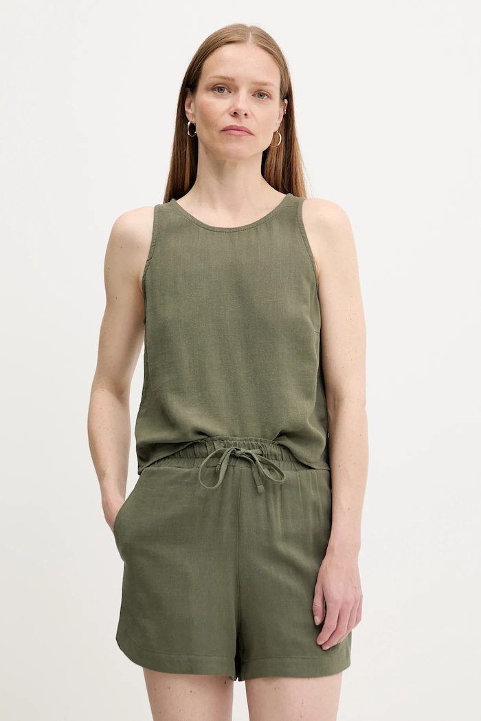 Answear Lab set complet cu lenjerie panza verde BG838.tos