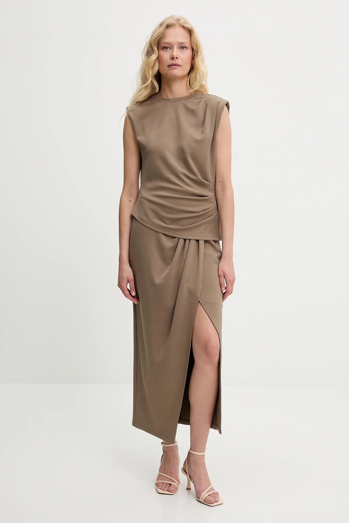 Souprava Answear.LAB pletenina zelená 661798.99.hak