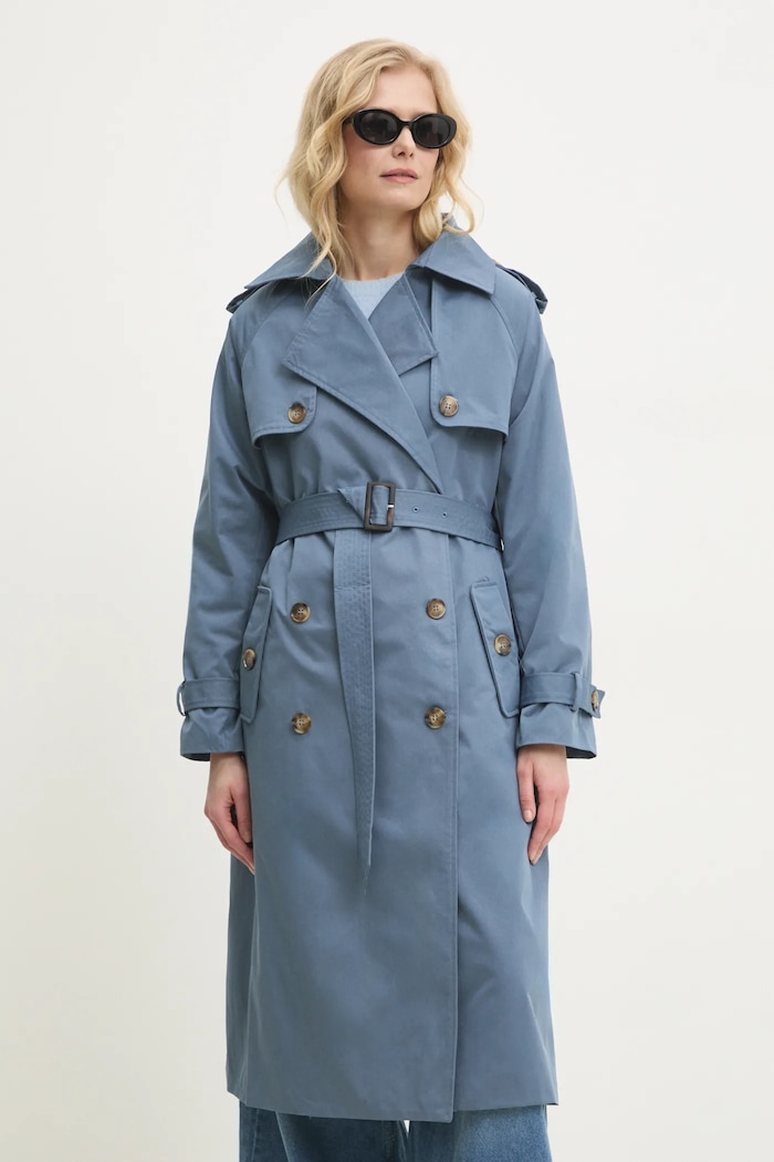 Καμπαρντίνα Answear.LAB tr003.flk μπλε WW25
