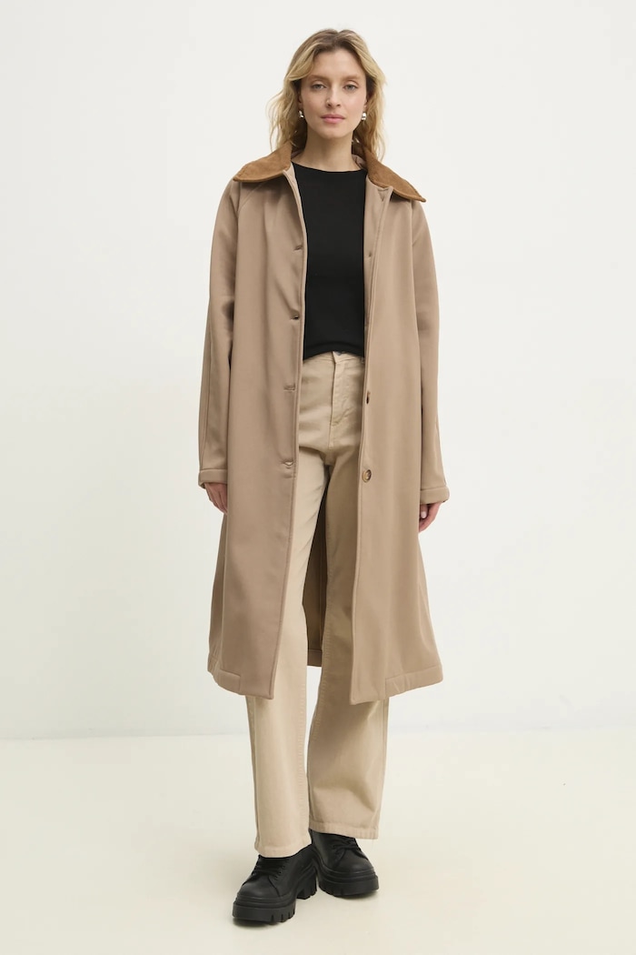 Палто Answear.LAB LD2210.hlk кафяв WW25